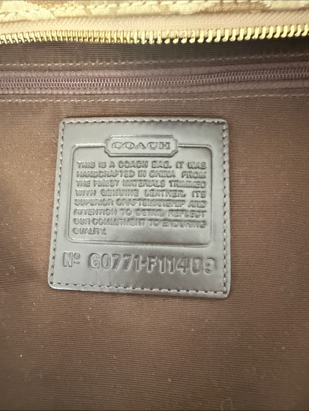 Coach Holliday Hampton Patchwork Tote Vintage 2007 - Picture 7 of 9